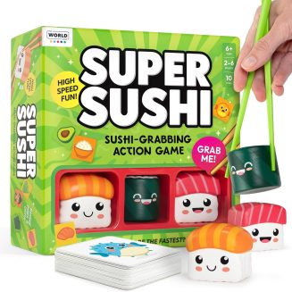 Super Sushi – Fun Family Board Game - Hilarious Party Matching Card Game for Kids, Teens & Adults