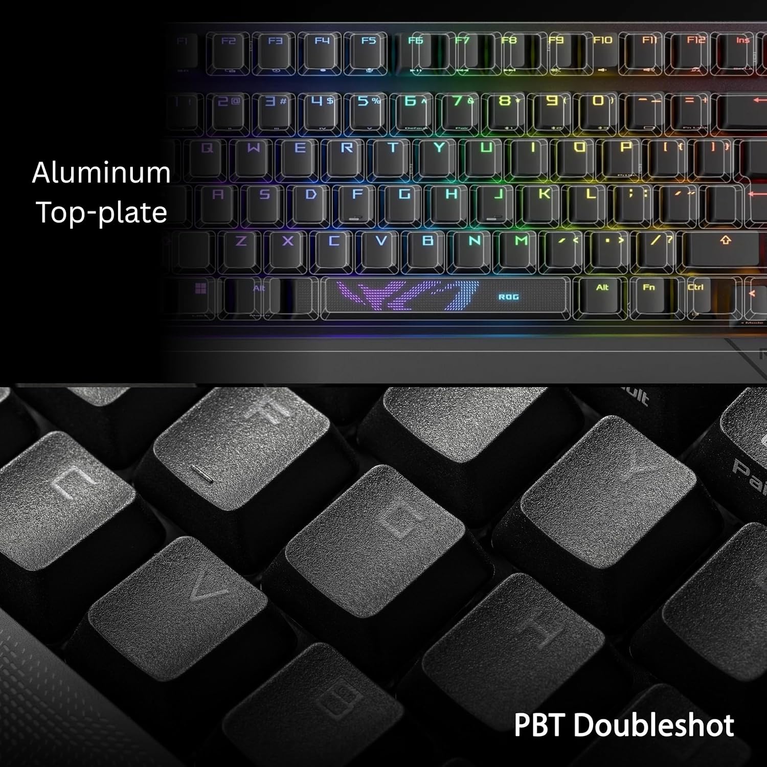 ASUS ROG Strix Scope II 96 Wireless Mechanical Gaming Keyboard – 96% Full-Size, Tri-Mode Connectivity, Hot Swappable Pre-lubed ROG NX Snow Linear Switches, PBT Keycaps, RGB, PC/Mac Support-Black - Image 6