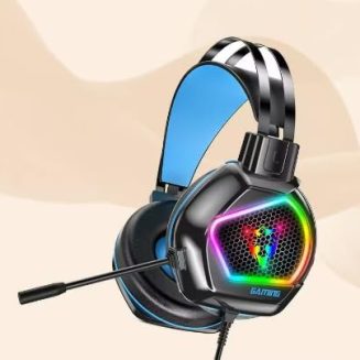 Wired Gaming Headset for PS4 PC Xbox One PS5 Controller, Noise Cancelling Over Ear Headphones with Mic, 7 Color LED Light, 7.1 Surround Sound, Soft Memory Earmuffs for Nintendo Xbox Series(Black)