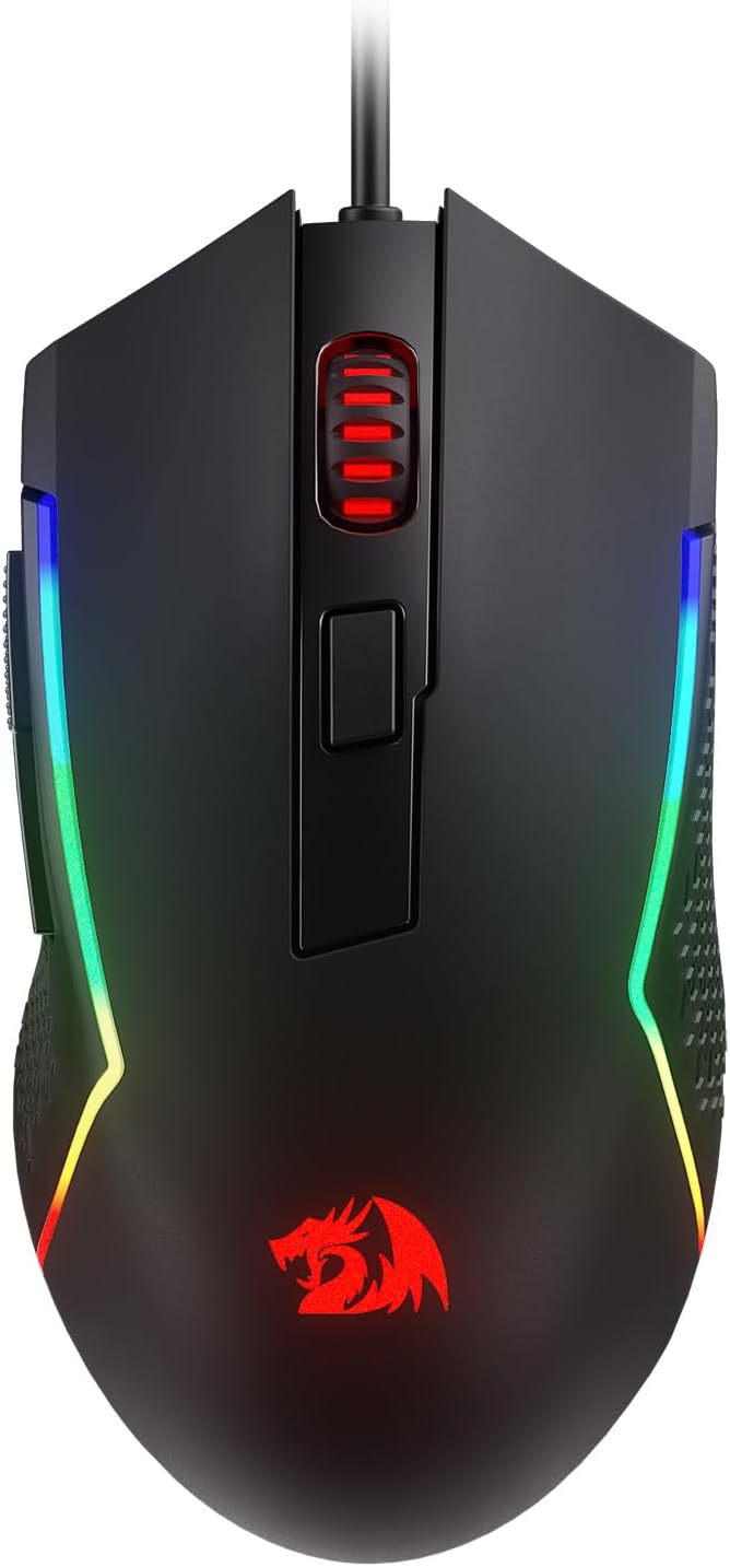 Redragon M616 Wired RGB Optical Gaming Mouse 10000 DPI Remapping Keys Redragon M616 Wired RGB Optical Gaming Mouse 10000 DPI Remapping Keys