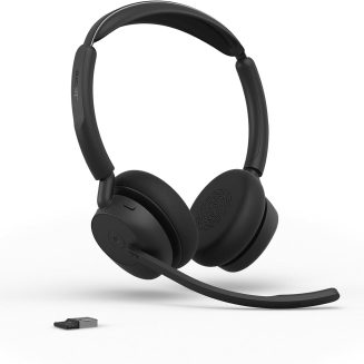 Jabra Evolve3 45 Wireless Bluetooth Headset with Mic, USB-A, MS Teams