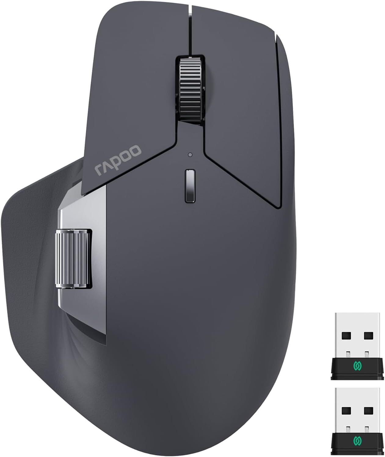 Rapoo MT760 PRO Wireless Mouse, NearLink + Bluetooth 5.0 Multi-Device, 12K DPI, 2K Polling, Ergo for Work & Gaming, 11 Programmable Buttons, On-Board Memory, Quiet Clicks, USB-C, 120 Days Battery Life Rapoo MT760 PRO Wireless Mouse, NearLink + Bluetooth 5.0 Multi-Device, 12K DPI, 2K Polling, Ergo for Work & Gaming, 11 Programmable Buttons, On-Board Memory, Quiet Clicks, USB-C, 120 Days Battery Life