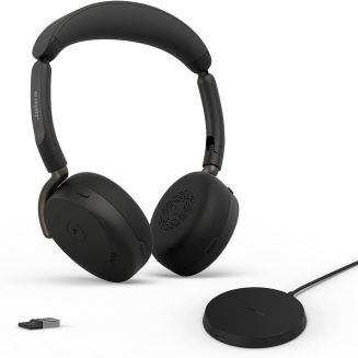 Jabra Evolve3 65 Flex Wireless Bluetooth Headset with Mic, MS Teams, USB-A