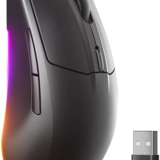 SteelSeries Rival 3 Gen 2 Gaming Mouse — 8500 DPI TrueMove Core Optical Sensor — 60 Million Click Durability — Low Latency — 77g Lightweight — 100% PTFE Feet — RGB — Black