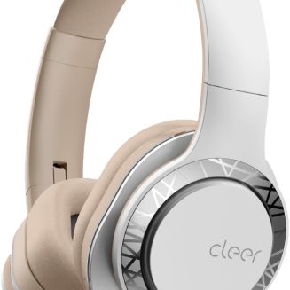 Cleer Audio Enduro 100 Bluetooth Wireless Over the Ear Headphone – Up to 100 Hours Battery Life, Built-in Mic, Hi-Res Sound, Comfortable Fit and Fordable Design, for iPhone & Android (Sand)
