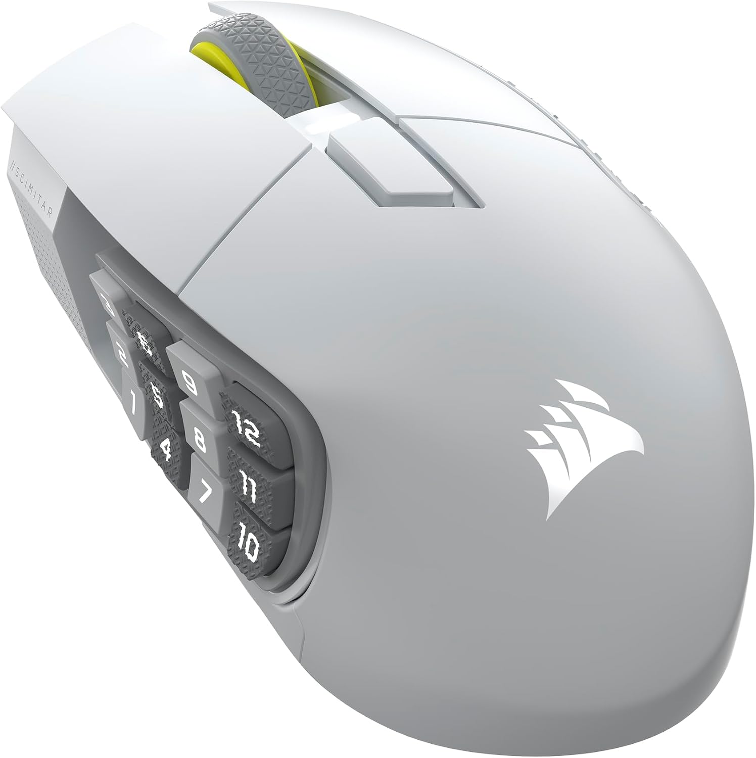 Corsair Scimitar Elite Wireless SE MMO MOBA PC Gaming Mouse – White Corsair Scimitar Elite Wireless SE MMO MOBA PC Gaming Mouse – White