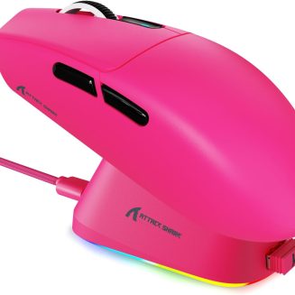 ATTACK SHARK G3 PRO Tri-Mode Wireless Gaming Mouse with RGB Charging Dock