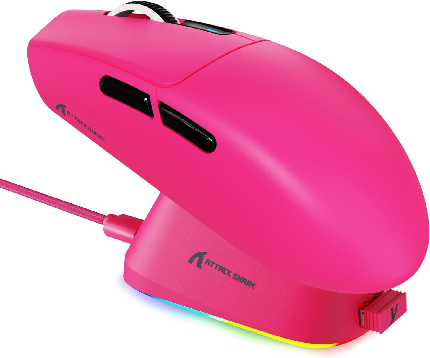ATTACK SHARK G3 PRO Tri-Mode Wireless Gaming Mouse with RGB Charging Dock ATTACK SHARK G3 PRO Tri-Mode Wireless Gaming Mouse with RGB Charging Dock