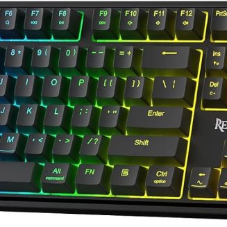 Redragon K526 PRO Wireless RGB Membrane Gaming Keyboard Black