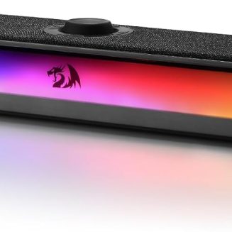 Redragon GS515 RGB Desktop Soundbar, 2.0 Stereo Enhanced Sound, BT 5.3