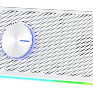 Redragon GS560 RGB Desktop Soundbar, Dynamic Lighting Bar with Audio Sync