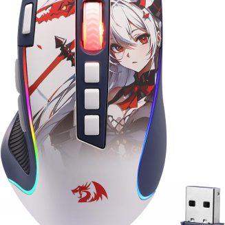 Redragon M612AK PRO Wireless Anime Gaming Mouse 8000 DPI Remapping Keys