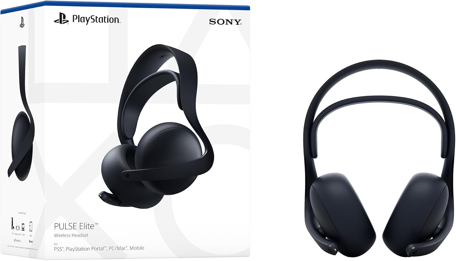 PlayStation Pulse Elite Wireless Headset – Midnight Black PlayStation Pulse Elite Wireless Headset – Midnight Black