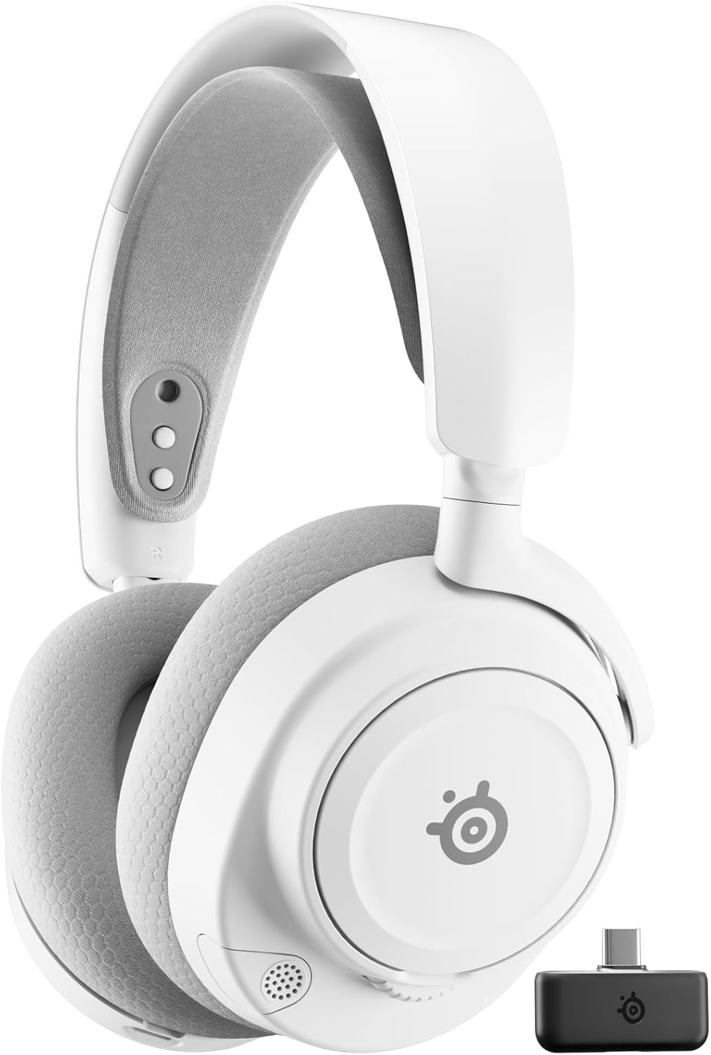 SteelSeries Arctis Nova 7P Wireless Gen 2 Gaming Headset – Real-Time App Control, 50+ HR Play, Neodymium Magnetic Drivers, Mix 2.4GHz/Bluetooth, PS5, PS4, PC, Switch 1/2, Mobile – White SteelSeries Arctis Nova 7P Wireless Gen 2 Gaming Headset – Real-Time App Control, 50+ HR Play, Neodymium Magnetic Drivers, Mix 2.4GHz/Bluetooth, PS5, PS4, PC, Switch 1/2, Mobile – White