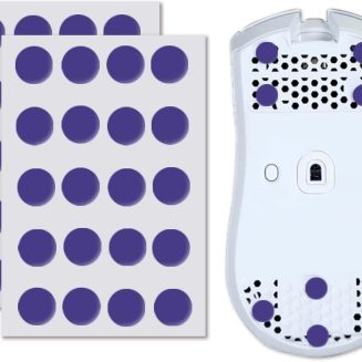 X-Raypad Obsidian Air/Pro Air Speed Mouse Skates, U-PE Universal Dot Mouse Skates Offers Excelent Wear Resistance, Speed & Control Abrasion Resistance Less Noise