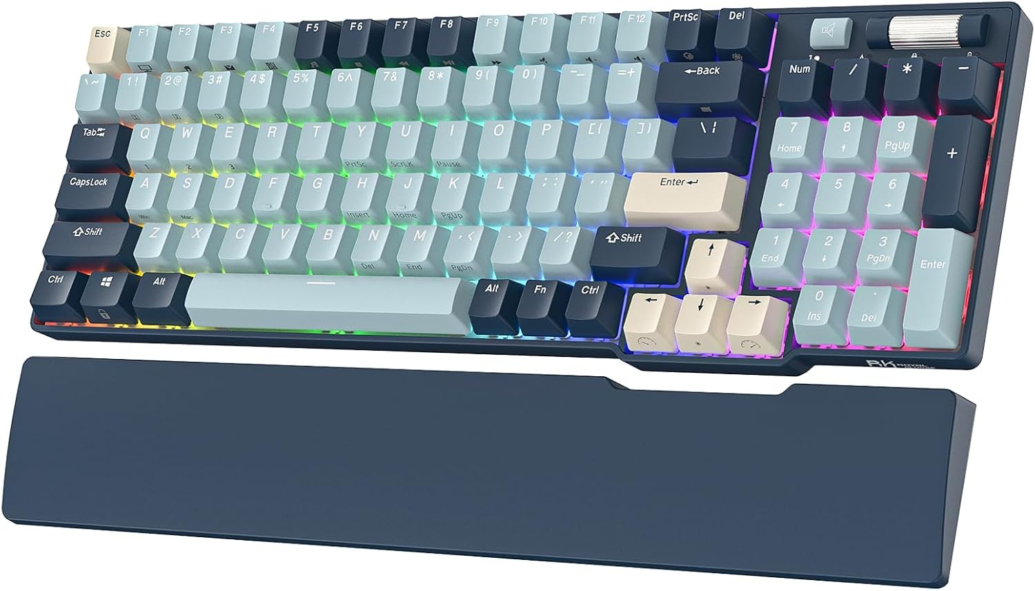 RK ROYAL KLUDGE RK96 RGB Wireless Mechanical Gaming Keyboard w/Wrist Rest