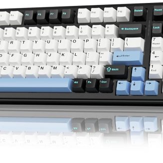 AULA F99 Wireless Mechanical Keyboard,Tri-Mode BT5.0/2.4GHz/USB-C Hot Swappable Custom Keyboard,Pre-lubed Linear Switches,RGB Backlit Gaming Keyboards for PC/Tablet/Xbox/PS4/PS5