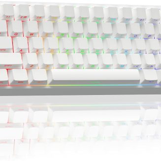 Aula WIN60 HE – 60% Mechanical Gaming Keyboard Wired, Hall Effect Magnetic Switch Hot Swappable, Adjustable Actuation RT Mode, 8000 Hz Polling Rate, RGB Keyboard 60 Percent Compact Design for PC