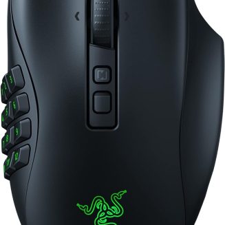 Razer Naga V2 Pro Mouse Right-Hand Rf Wireless + Bluetooth + USB, W128281627 (Rf Wireless + Bluetooth + USB Type-C Optical 30000 Dpi)