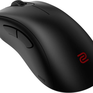 BenQ Zowie EC2-CW Wireless Ergonomic Gaming Mouse for Esports | Enhanced Receiver | 24-Step Scroll Wheel | Driverless | Matte Black Coating | Medium Size