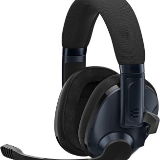 EPOS Gaming H3Pro Hybrid Gaming Headset – PC Headphones with Microphone – Noise-Cancellation, Adjustable, Smart Button Audio Mixing, Bluetooth, Gaming Suite, Surround Sound – Windows 10,Midnight Blue