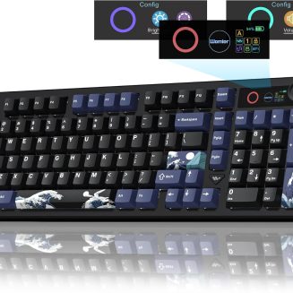 L98 Wireless Mechanical Gaming Keyboard with Smart Display & Knob
