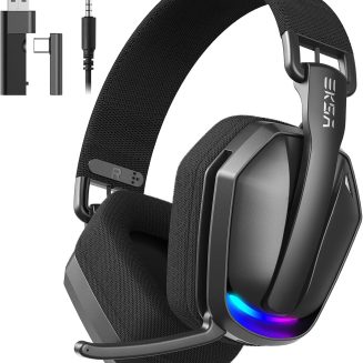 EKSA 2.4GHz Wireless Gaming Headset for PS5/PS4, PC, Switch, Mac