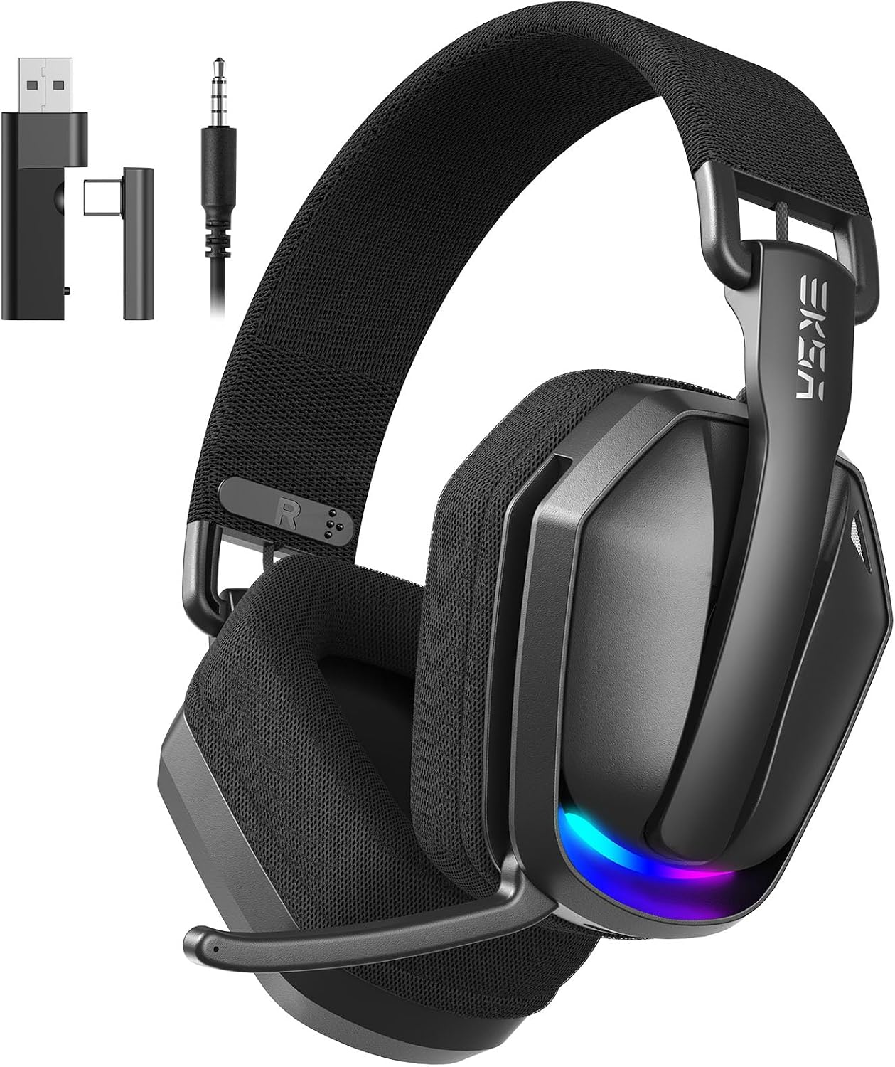 EKSA 2.4GHz Wireless Gaming Headset for PS5/PS4, PC, Switch, Mac EKSA 2.4GHz Wireless Gaming Headset for PS5/PS4, PC, Switch, Mac