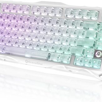 GravaStar Mercury K1 Lite 75% Wireless Mechanical Gaming Keyboard RGB