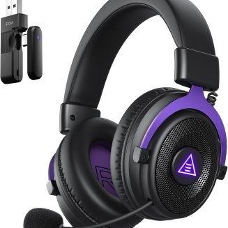 EKSA E900WT Wireless Gaming Headset with Microphone for PC Ps5 Ps4