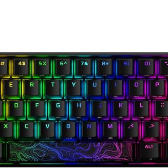 HyperX Alloy Origins 60 – Mechanical Gaming Keyboard, Ultra Compact 60% Form Factor, Double Shot PBT Keycaps, RGB LED Backlit, NGENUITY Software Compatible – Linear HyperX Red Switch,Black