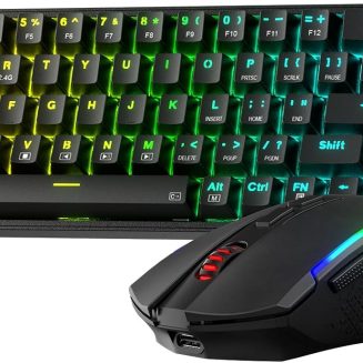 Redragon S136 Combo, K628 PRO 75% Wireless Gaming Keyboard + 7200 DPI Mouse