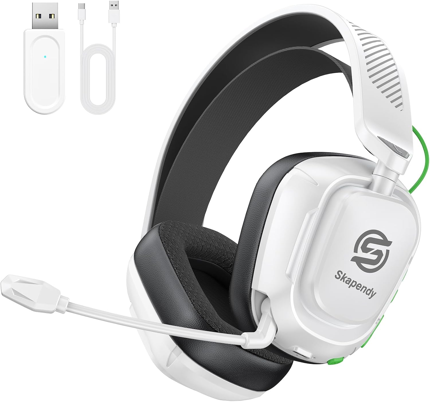 SKAPENDY Wireless Gaming Headset for PS5 PS4 PC Switch Mac, 100H Playtime SKAPENDY Wireless Gaming Headset for PS5 PS4 PC Switch Mac, 100H Playtime