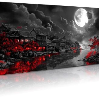 Extended Gaming Mouse Pad, Large Mouse Mat 3 mm Nature Rubber Base Mousepad with Stitched Edges, Non-Slip Desk Mat for Office Home Great Gift 31.5×11.8 Inch (Dark Canyon 6)