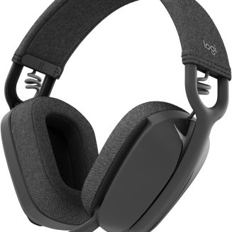 Logitech Zone Vibe 100 Lightweight Wireless Over Ear Headphones – Graphite