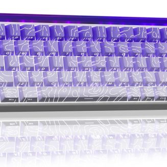 AULA Hero 68 HE 60% Gaming Keyboard Wired, Hall Effect Magnetic Switch Keyboard with Adjustable Actuation, Fast Trigger Mode, 8K Hz Polling Rate, 0.125ms Latency,Side Printed PBT Keycaps, RGB Backlit