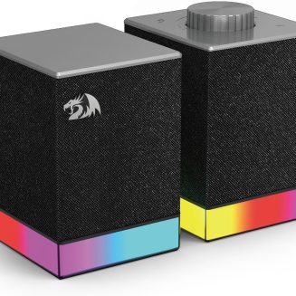 Redragon GS517 RGB PC Gaming Speaker, BT 5.3 & USB Dual Connectivity