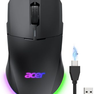 Acer Dual-Mode 2.4GHz Wireless & Wired Computer Gaming Mouse for PC, Laptop