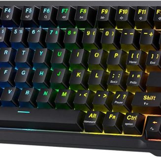 Redragon K724 PRO Wireless 81-Key Gasket Gaming Keyboard with Screen & Knob