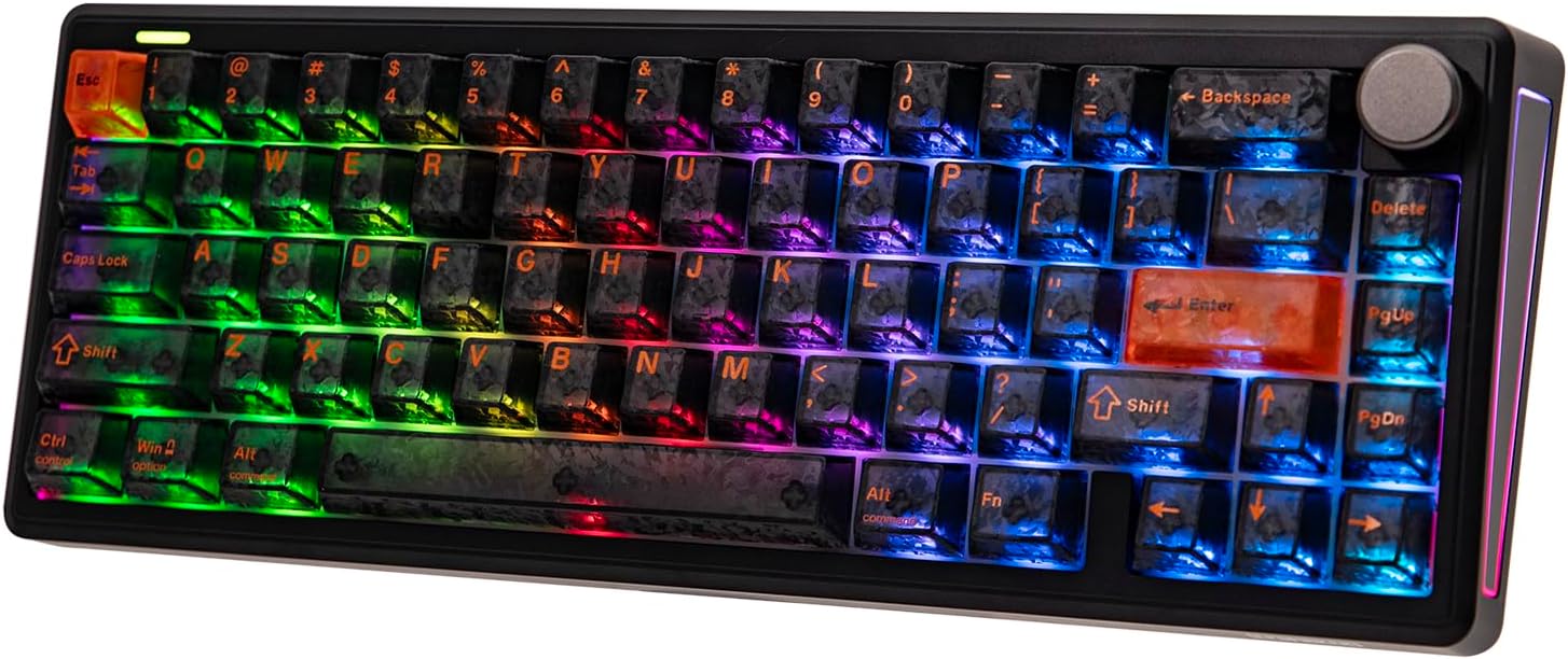 EPOMAKER TH65 Wireless Mechanical Gaming Keyboard with Knob & 8000mAh