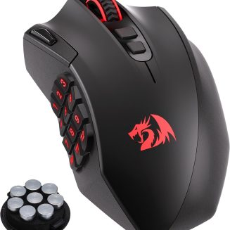 Redragon M921 Wired RGB MMO Gaming Mouse 12400 DPI Remapping Keys