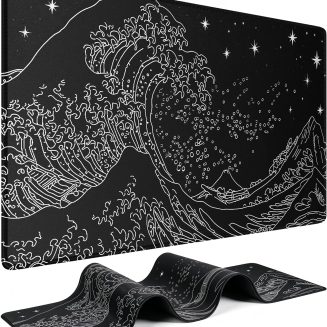 Mouse Pad Gaming, 35.4×15.7 inch Large Extended Computer Keyboard Mouse Mat