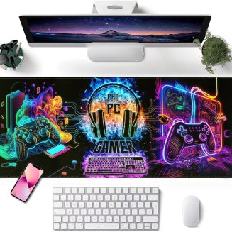Mouse Pad, Desk Mat, 31.5×11.8in Large Mousepad, Gamer
