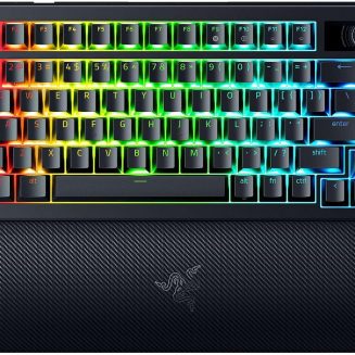 Razer BlackWidow V4 Pro 75% Wireless Gaming Keyboard, Orange Switches