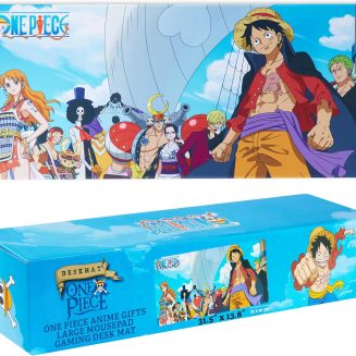 One Piece Gaming Desk Mat for Teens, Adults, 31.5 x 13.8” Non-Slip Surface, Anime Mouse Pad, Desk Decor, Gaming Mousepad, Gifts for Gamers (Multi One Piece)