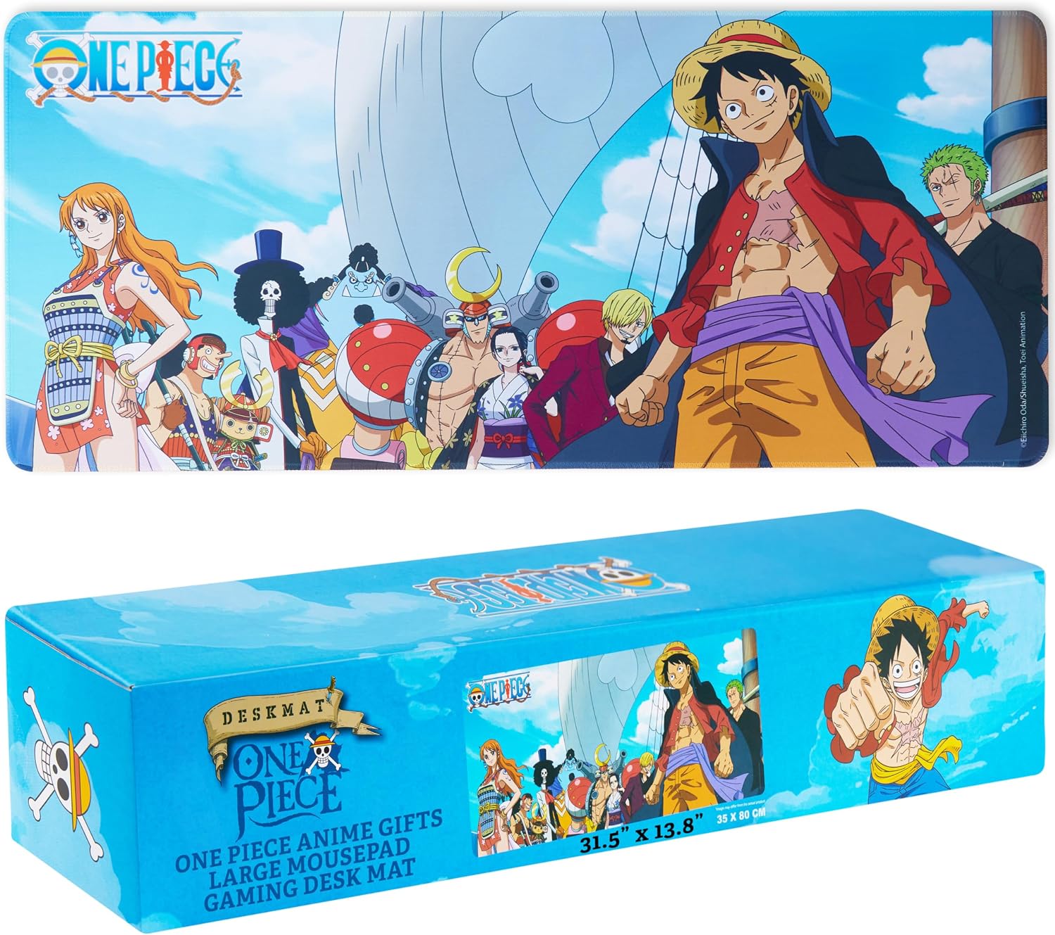 One Piece Gaming Desk Mat for Teens, Adults, 31.5 x 13.8” Non-Slip Surface, Anime Mouse Pad, Desk Decor, Gaming Mousepad, Gifts for Gamers (Multi One Piece) One Piece Gaming Desk Mat for Teens, Adults, 31.5 x 13.8” Non-Slip Surface, Anime Mouse Pad, Desk Decor, Gaming Mousepad, Gifts for Gamers (Multi One Piece)