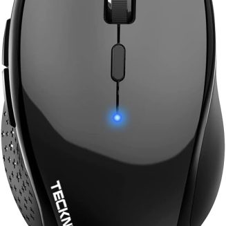 TECKNET Bluetooth Mouse, Wireless Silent, 2-Year Battery Life, Black