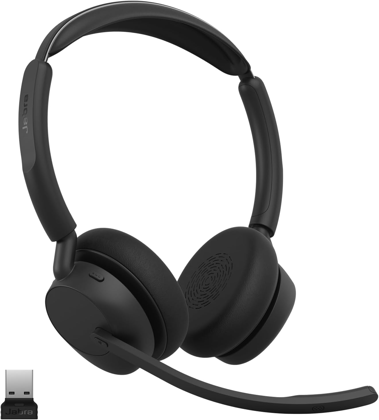 Jabra Evolve3 45 Dual-Ear Wireless Bluetooth Headset with Mic, USB-A, UC Jabra Evolve3 45 Dual-Ear Wireless Bluetooth Headset with Mic, USB-A, UC