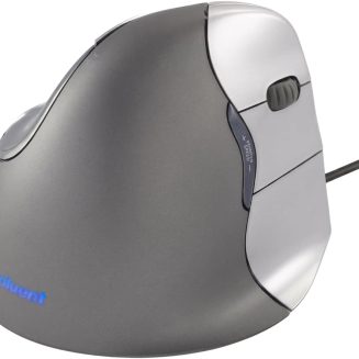 Evoluent – World’s Original Vertical Mouse, Wired Ergonomic Mouse for Right Hand, Medium to Large, Helps with Carpal Tunnel and Wrist Strain, Customizable 6 Buttons, 4 Speed Settings, Comfortable Grip