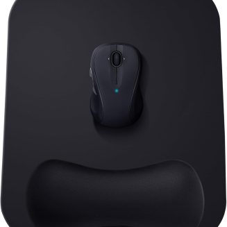 Gimars Large Smooth Superfine Fibre Memory Foam Ergonomic Mouse Pad Wrist Rest Support Mousepad with Nonslip Base for Laptop, Computer, Gaming&Office